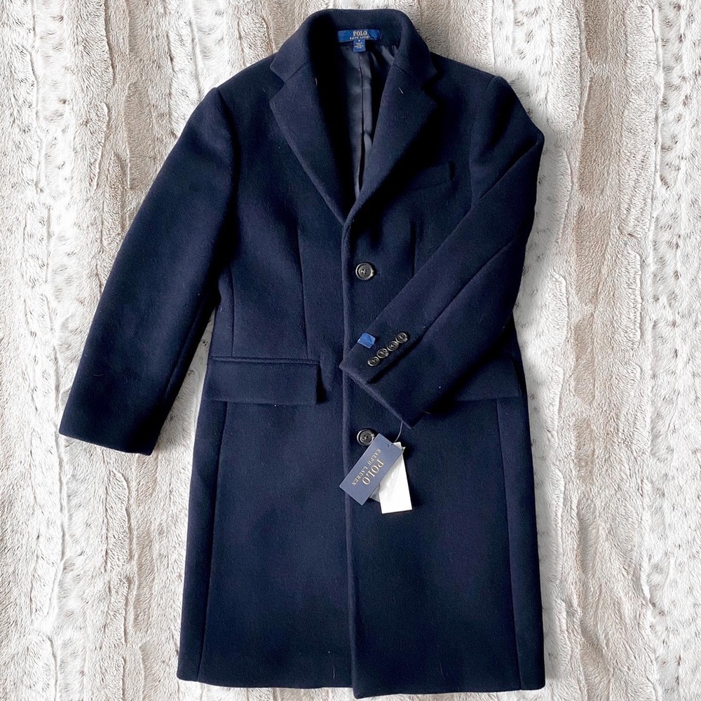 NWT Polo Ralph Lauren Navy Pea Coat